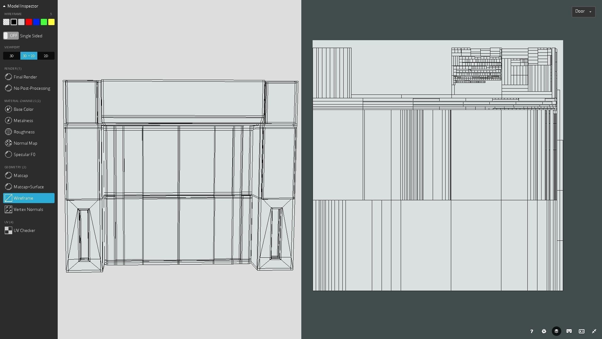 Blast Doors Low-poly 3D model_15