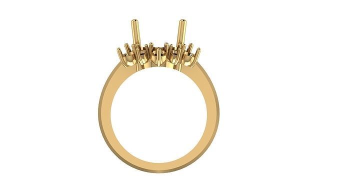 jewelry diamond  ring good quality 3D print model