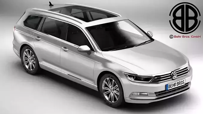 Volkswagen Passat Variant 2015 3D model