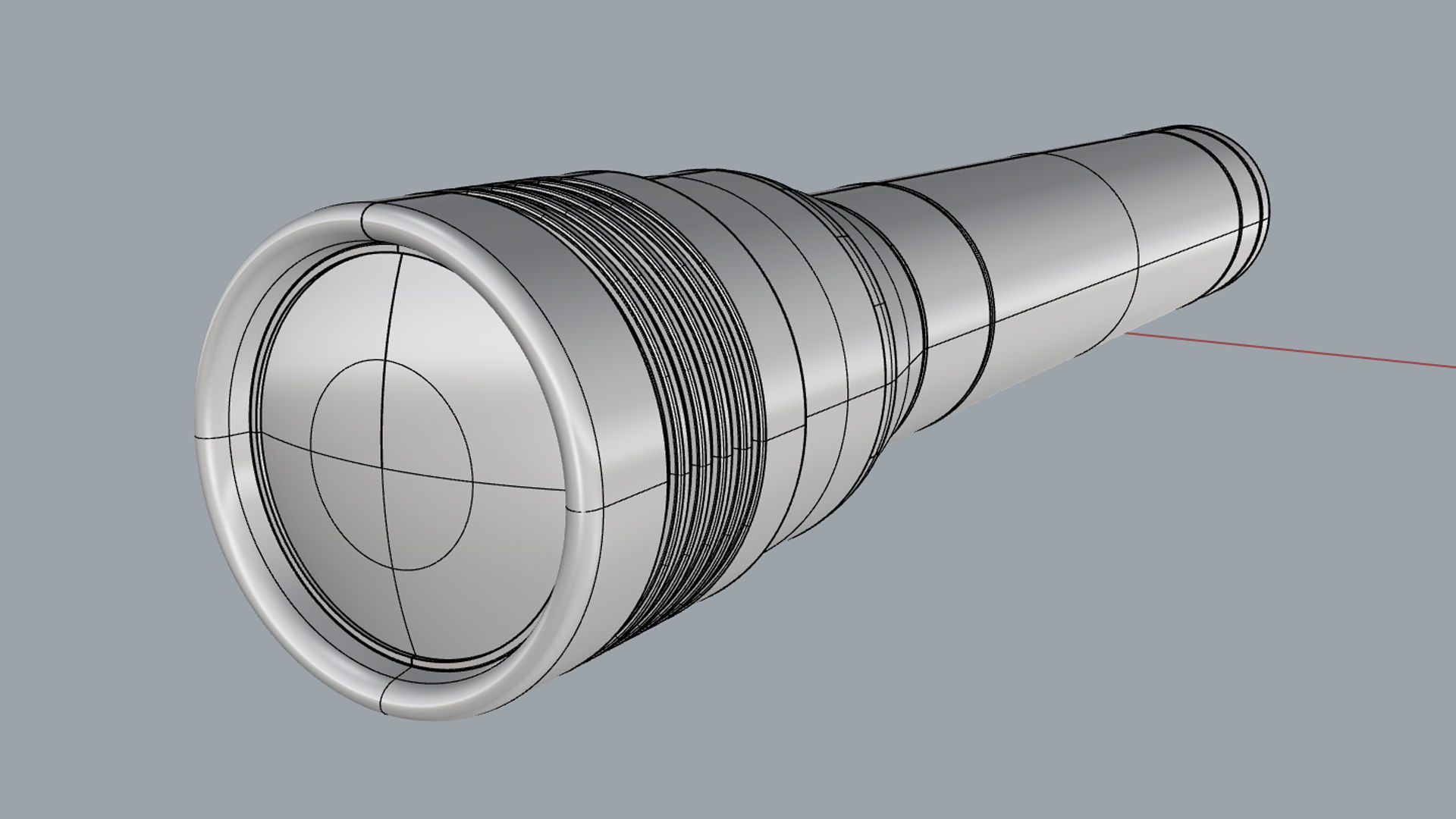 Flashlight led 3D model_22