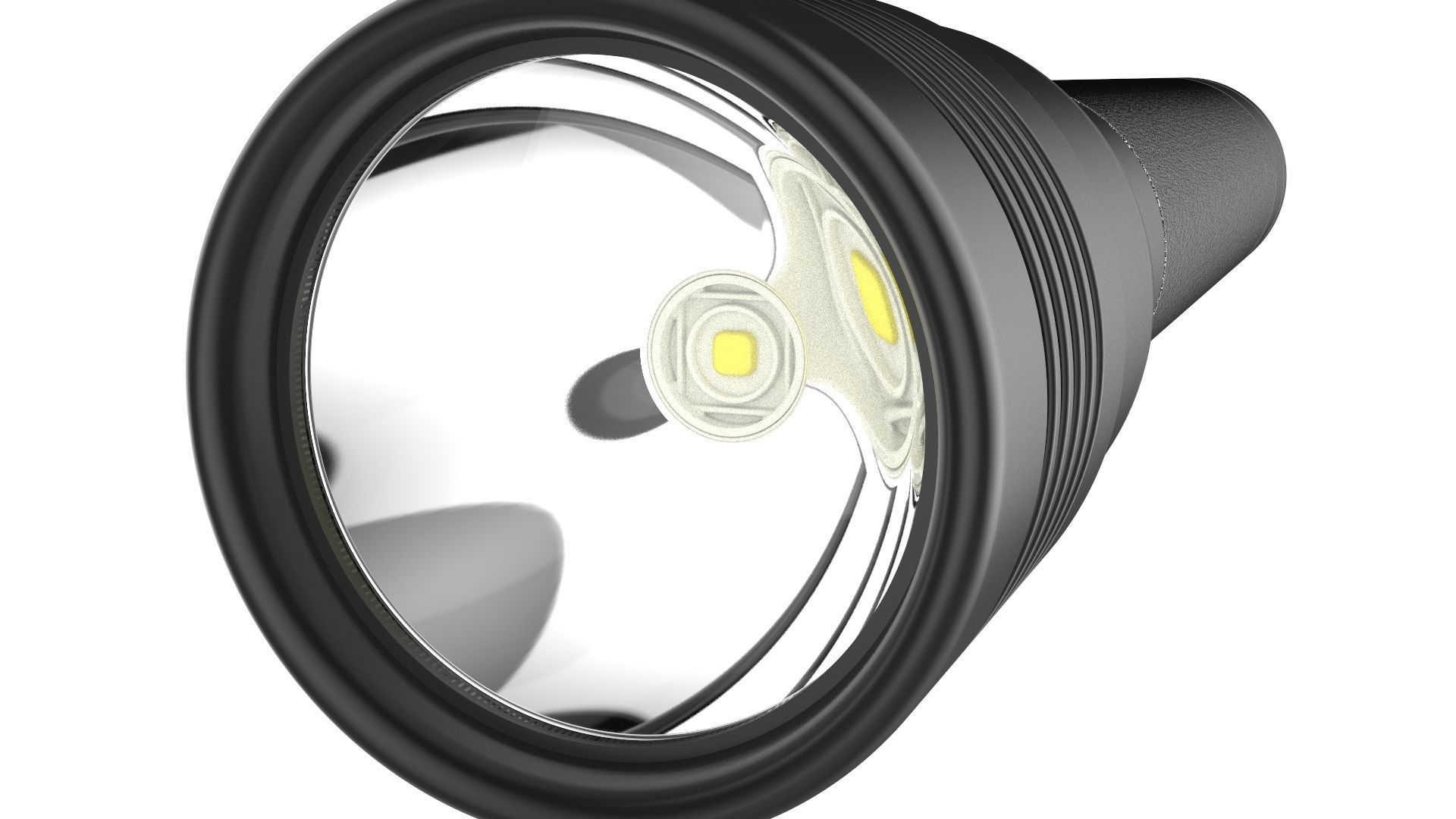 Flashlight led 3D model_10