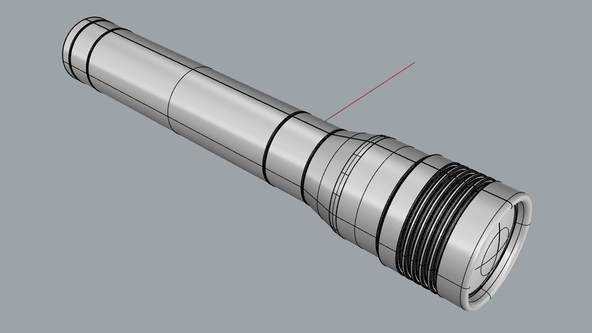 Flashlight led 3D model_21