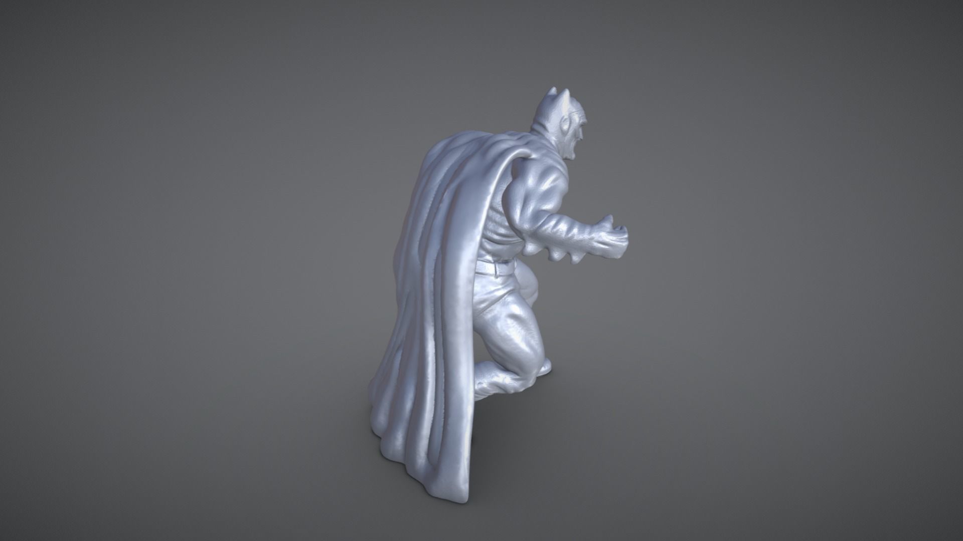 Dark Knight Inspired Figurine 3D print model_4