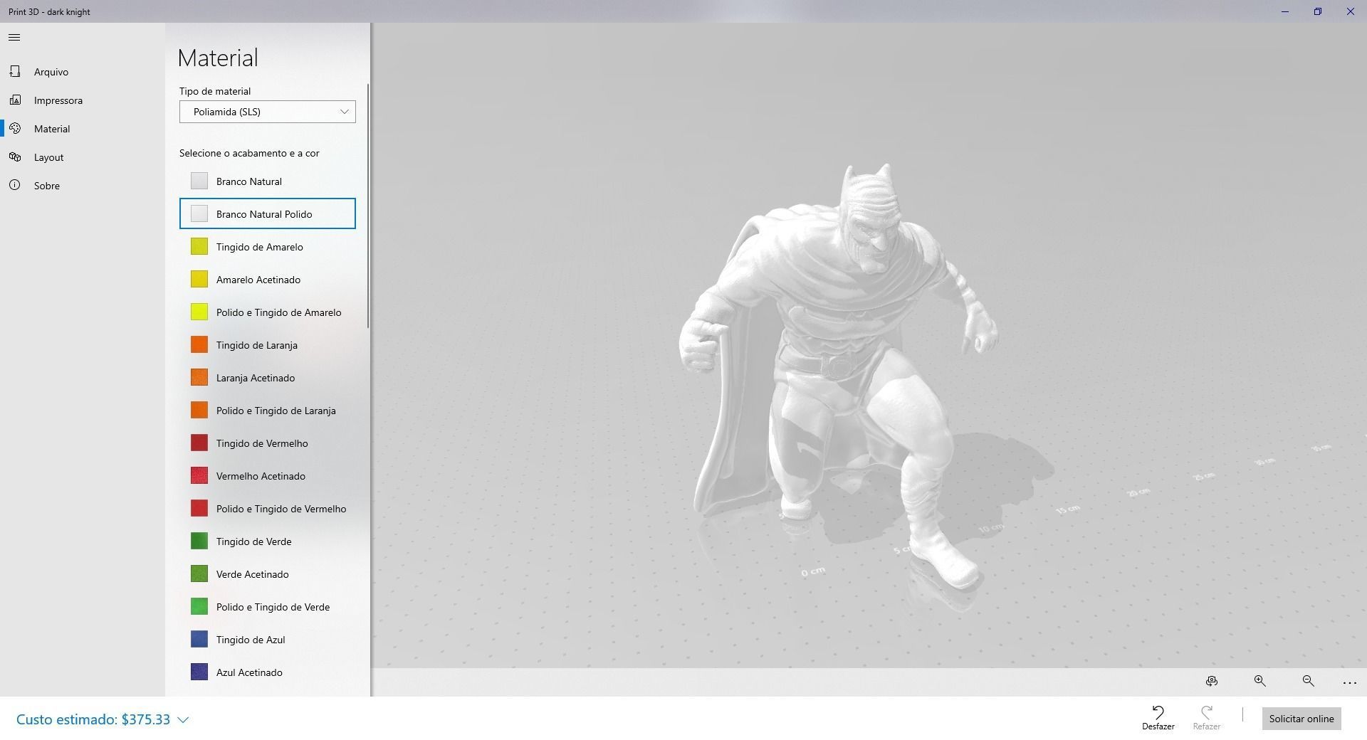 Dark Knight Inspired Figurine 3D print model_6