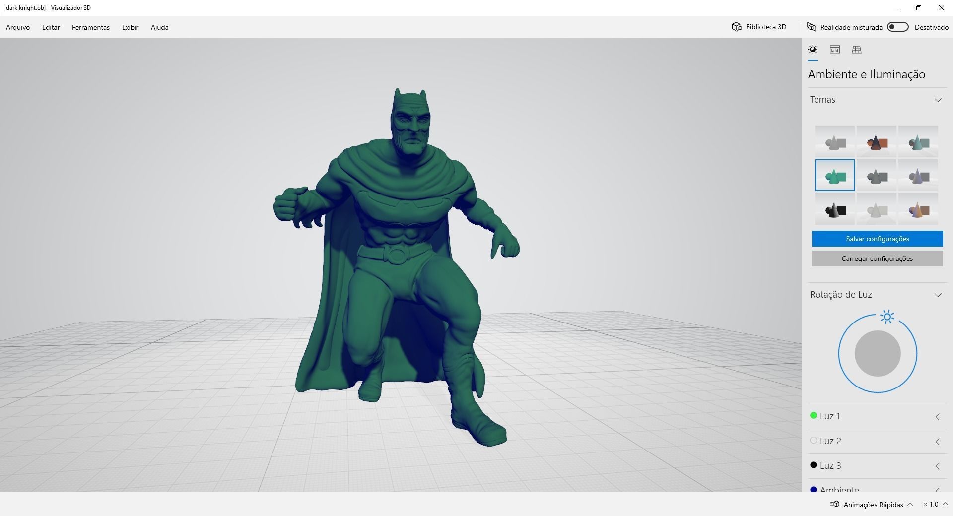 Dark Knight Inspired Figurine 3D print model_13
