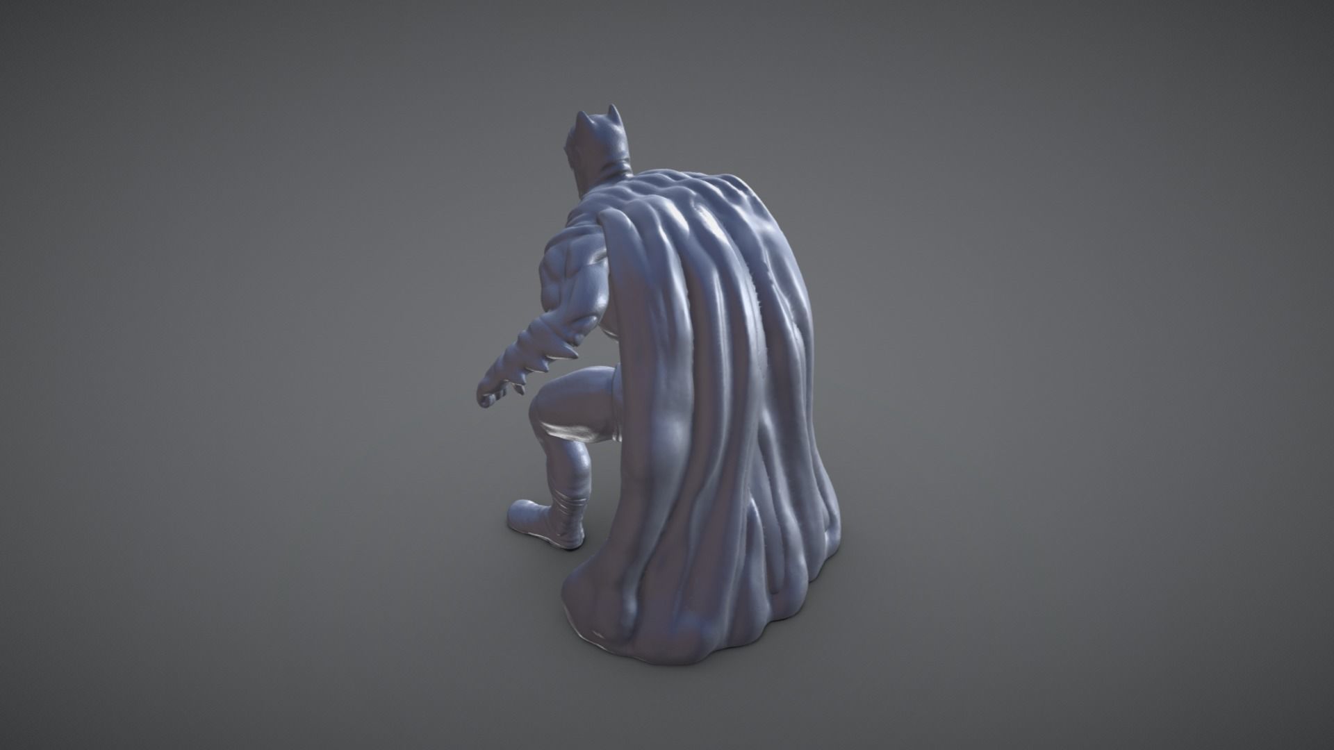 Dark Knight Inspired Figurine 3D print model_3