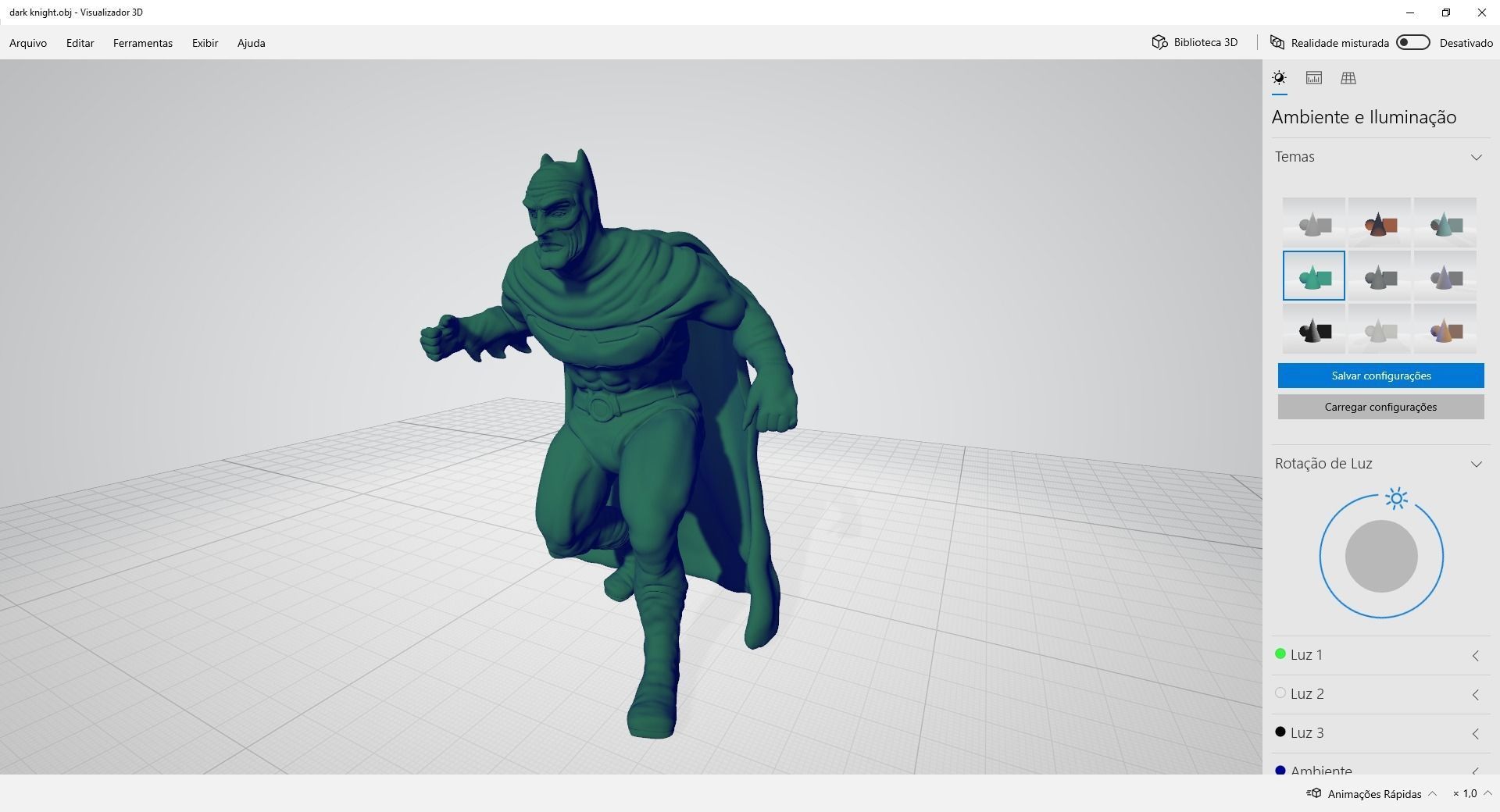 Dark Knight Inspired Figurine 3D print model_14