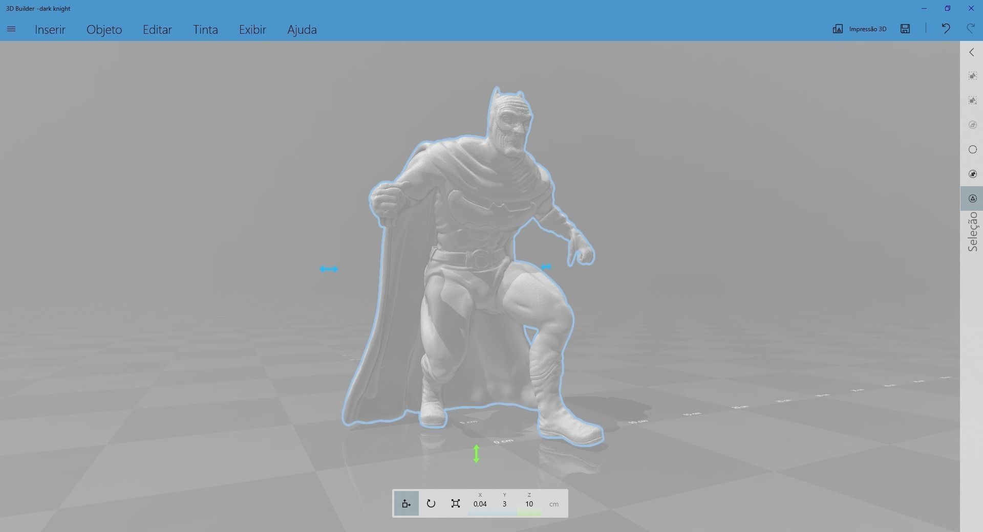 Dark Knight Inspired Figurine 3D print model_9