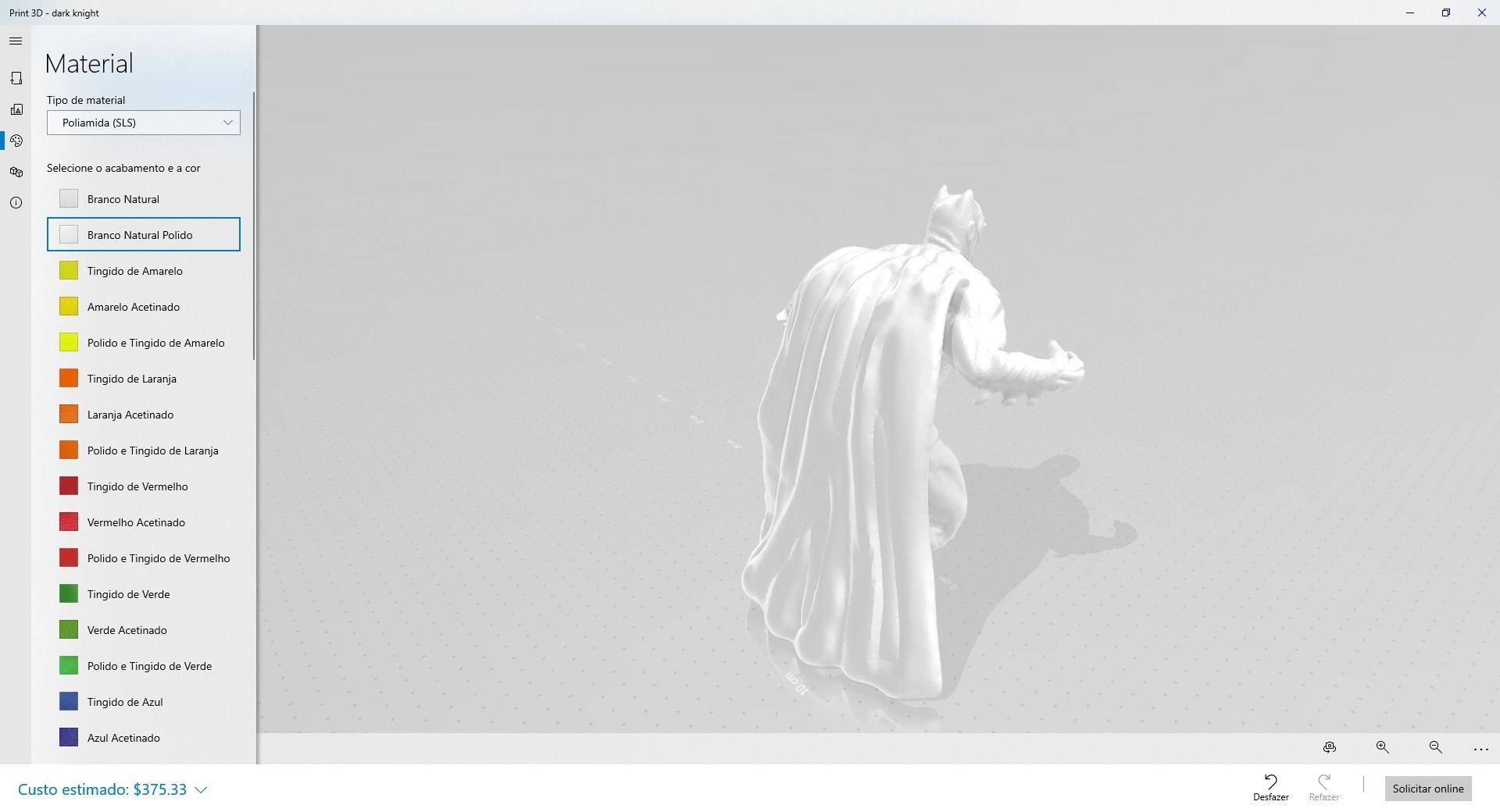 Dark Knight Inspired Figurine 3D print model_8