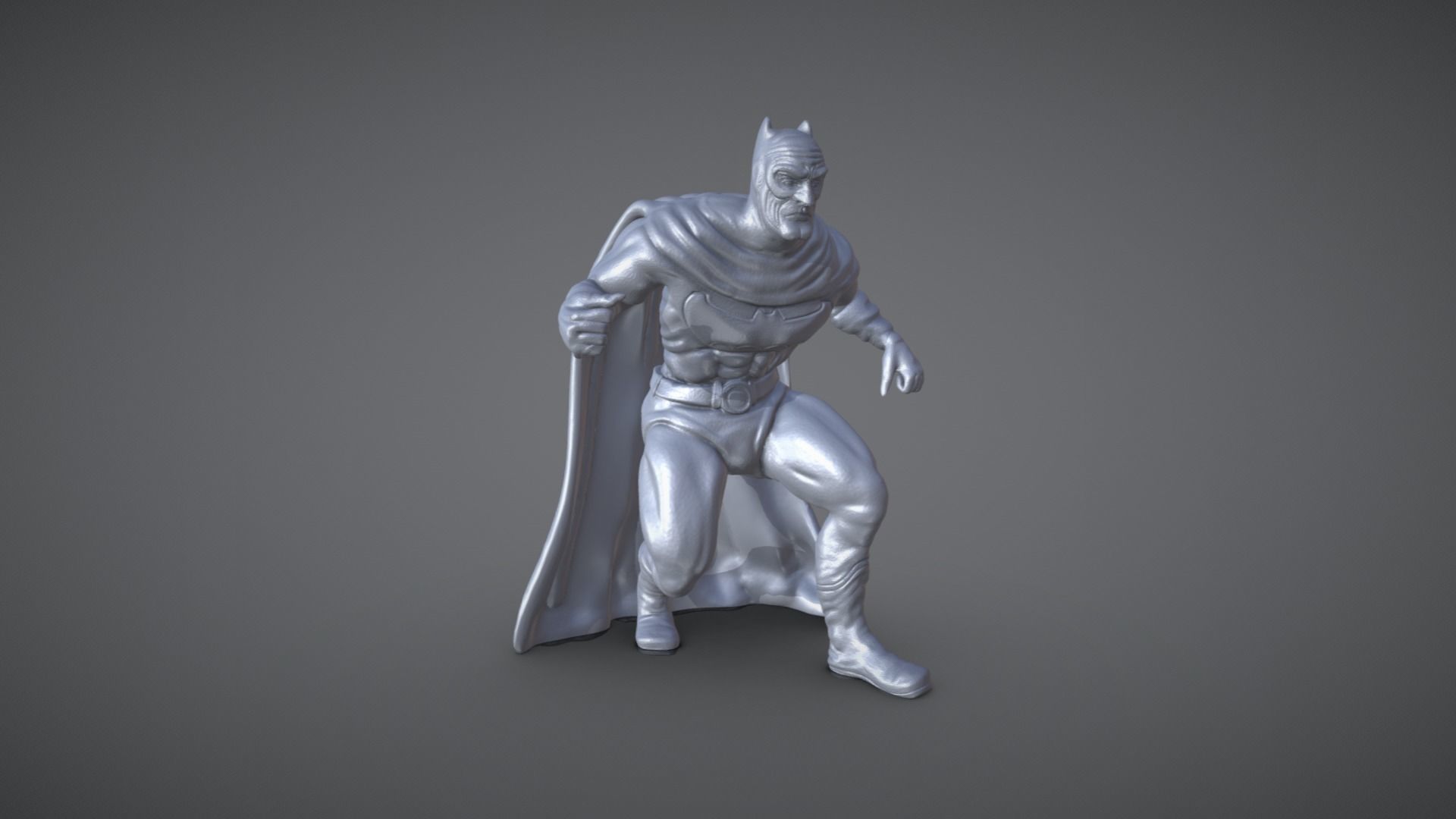 Dark Knight Inspired Figurine 3D print model_5