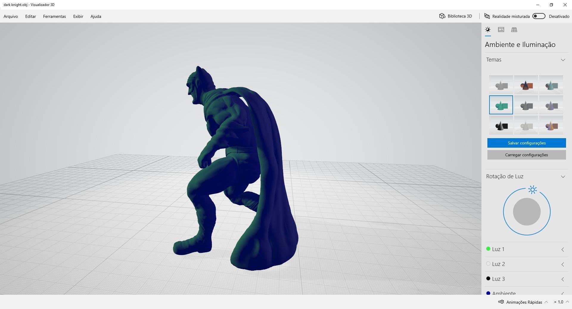 Dark Knight Inspired Figurine 3D print model_18