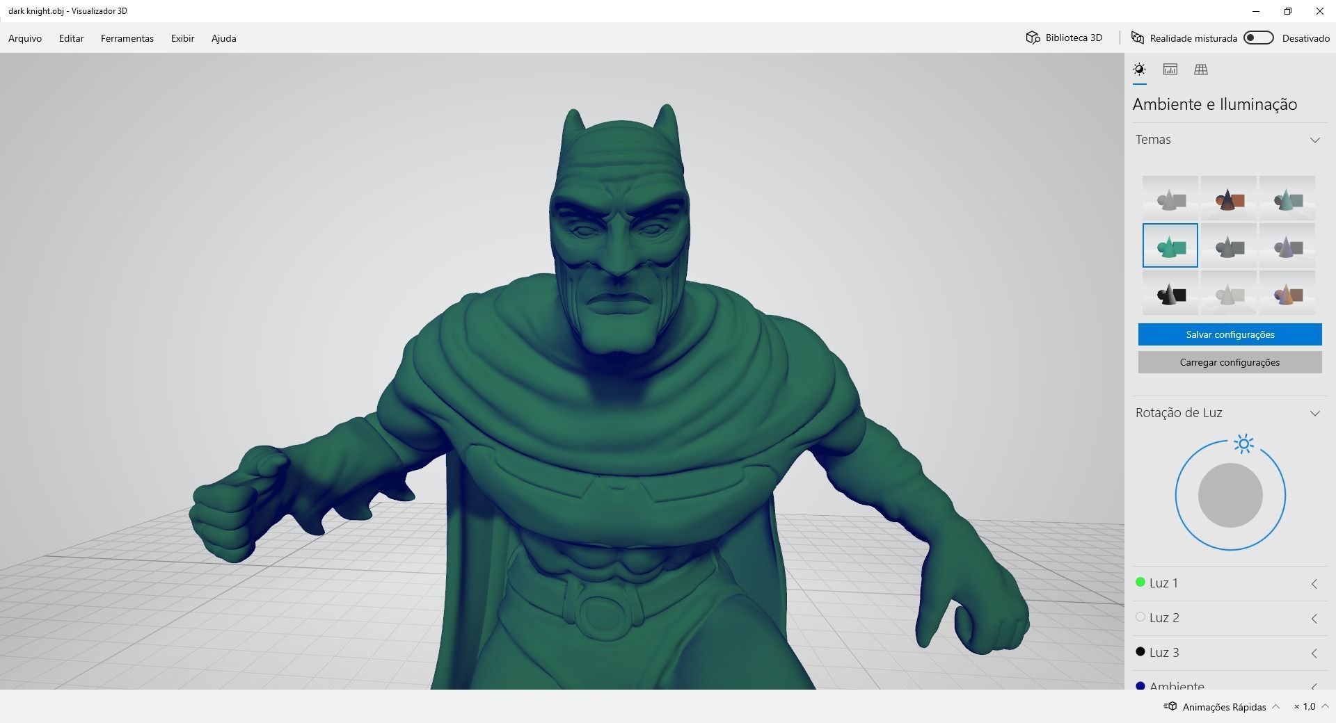 Dark Knight Inspired Figurine 3D print model_12