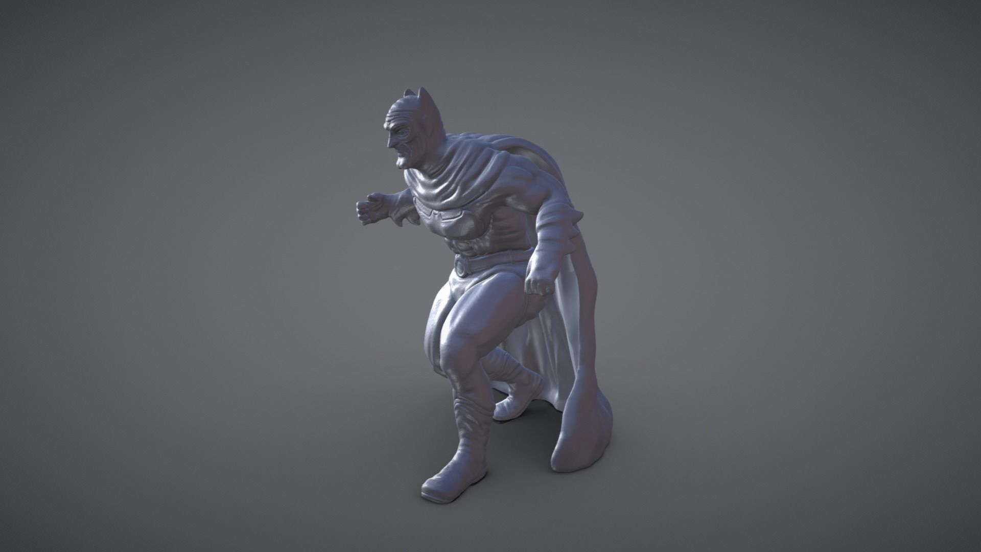 Dark Knight Inspired Figurine 3D print model_1