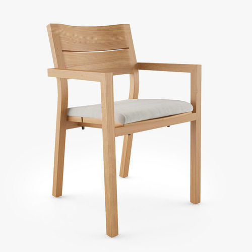 Tribu Kos Armchair Dining Chair 3D model