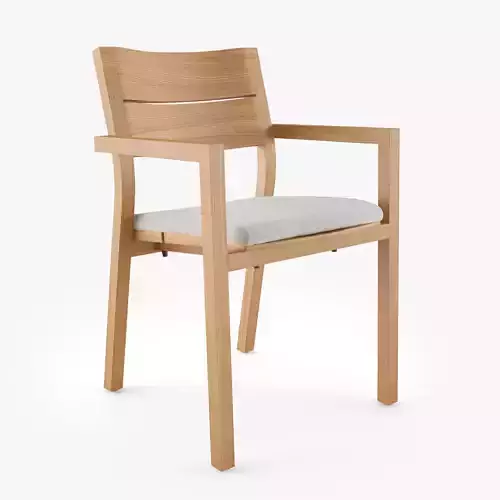 Tribu Kos Armchair Dining Chair 3D model