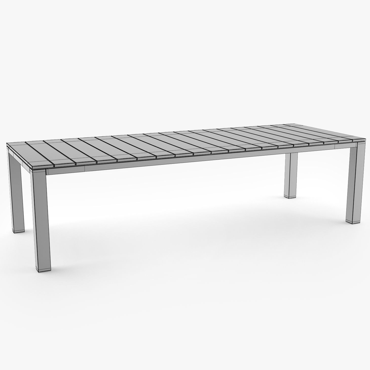 Tribu Kos Dining Table 3D model_6