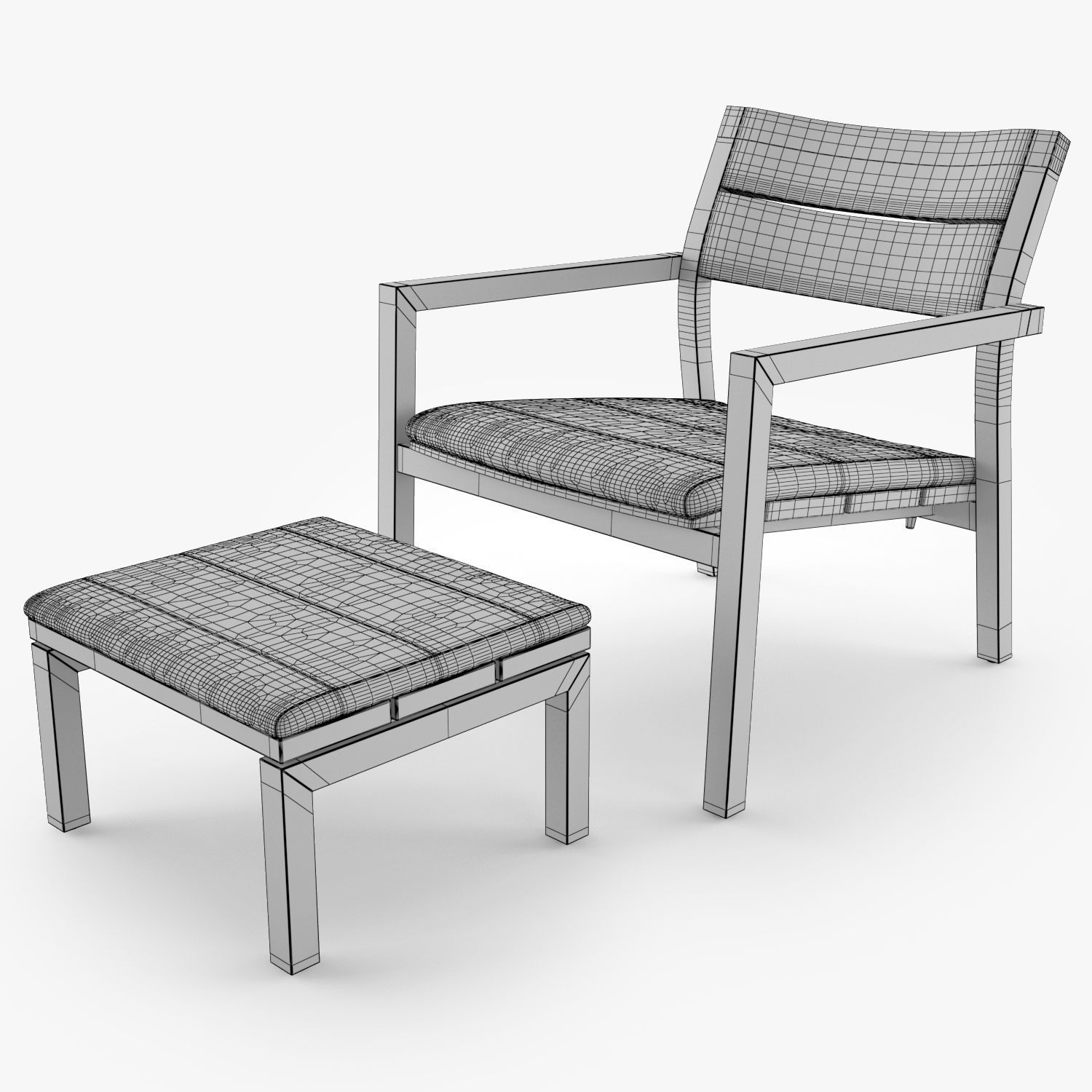 Tribu Kos Easy Chair 3D Model 3D model_6