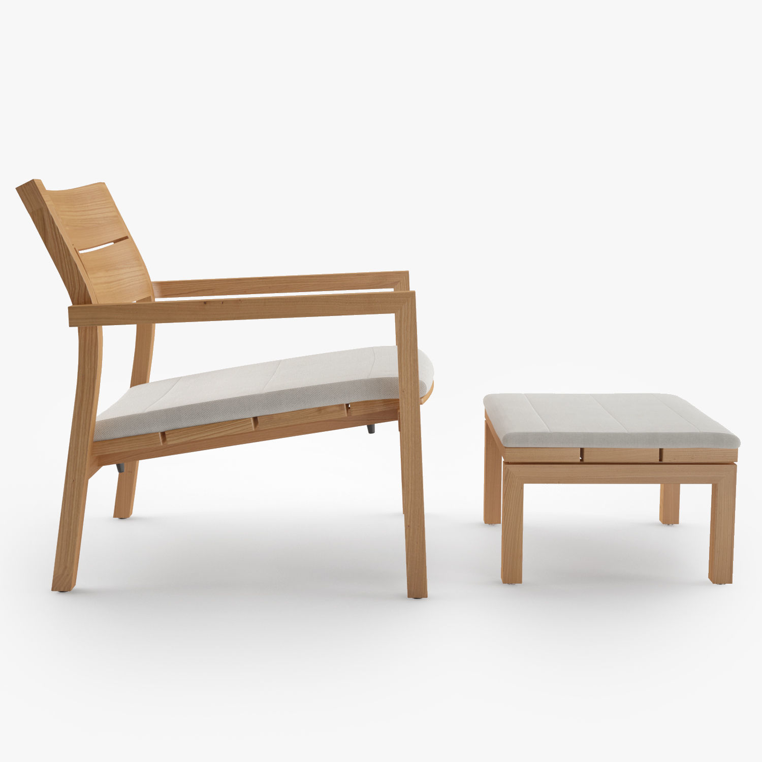 Tribu Kos Easy Chair 3D Model 3D model_1
