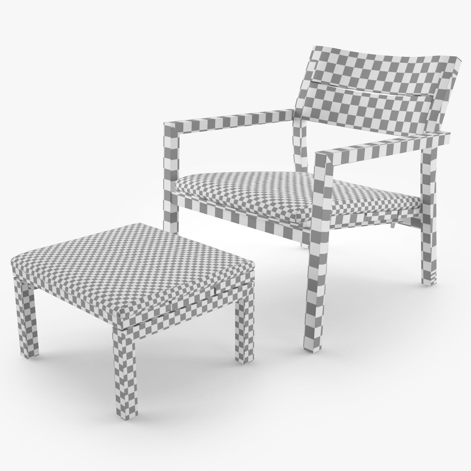 Tribu Kos Easy Chair 3D Model 3D model_5