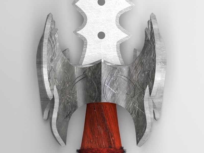 Orc sword 3D model_3