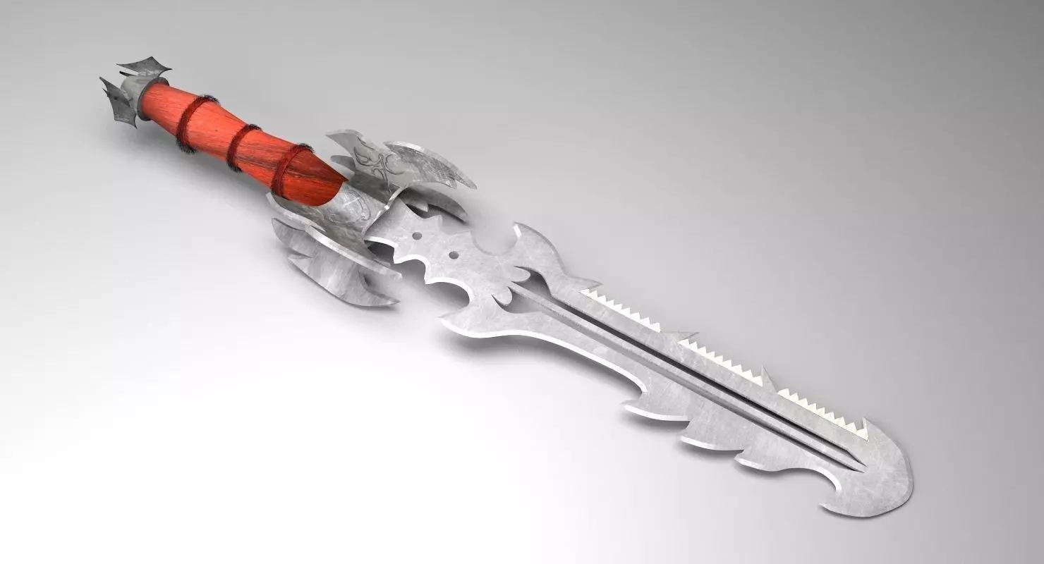 Orc sword 3D model_0