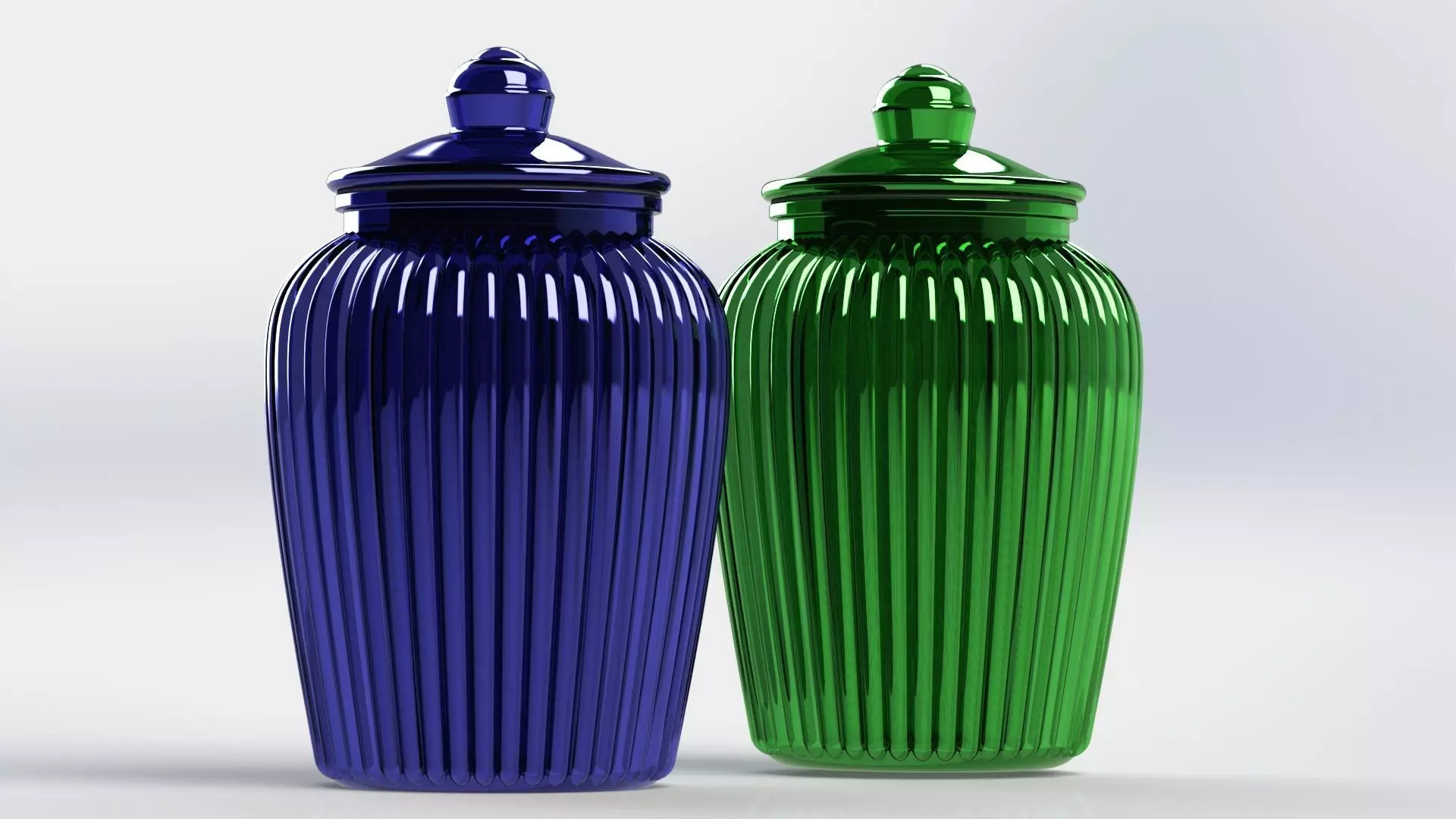 Glass vase - SolidWorks 3D model