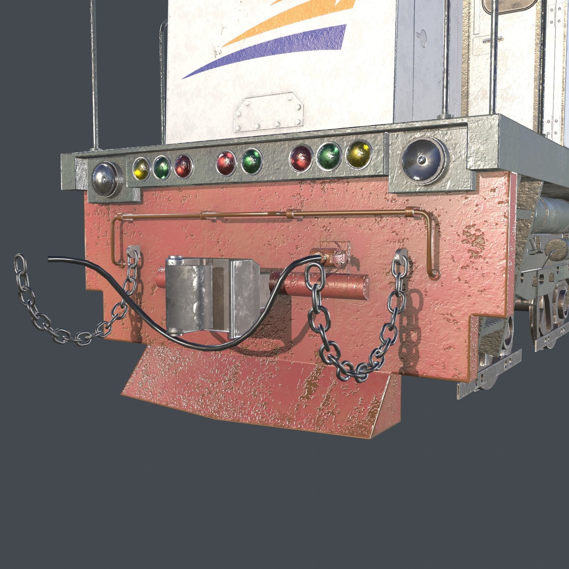 CC 201 Locomotive Low-poly 3D model_4