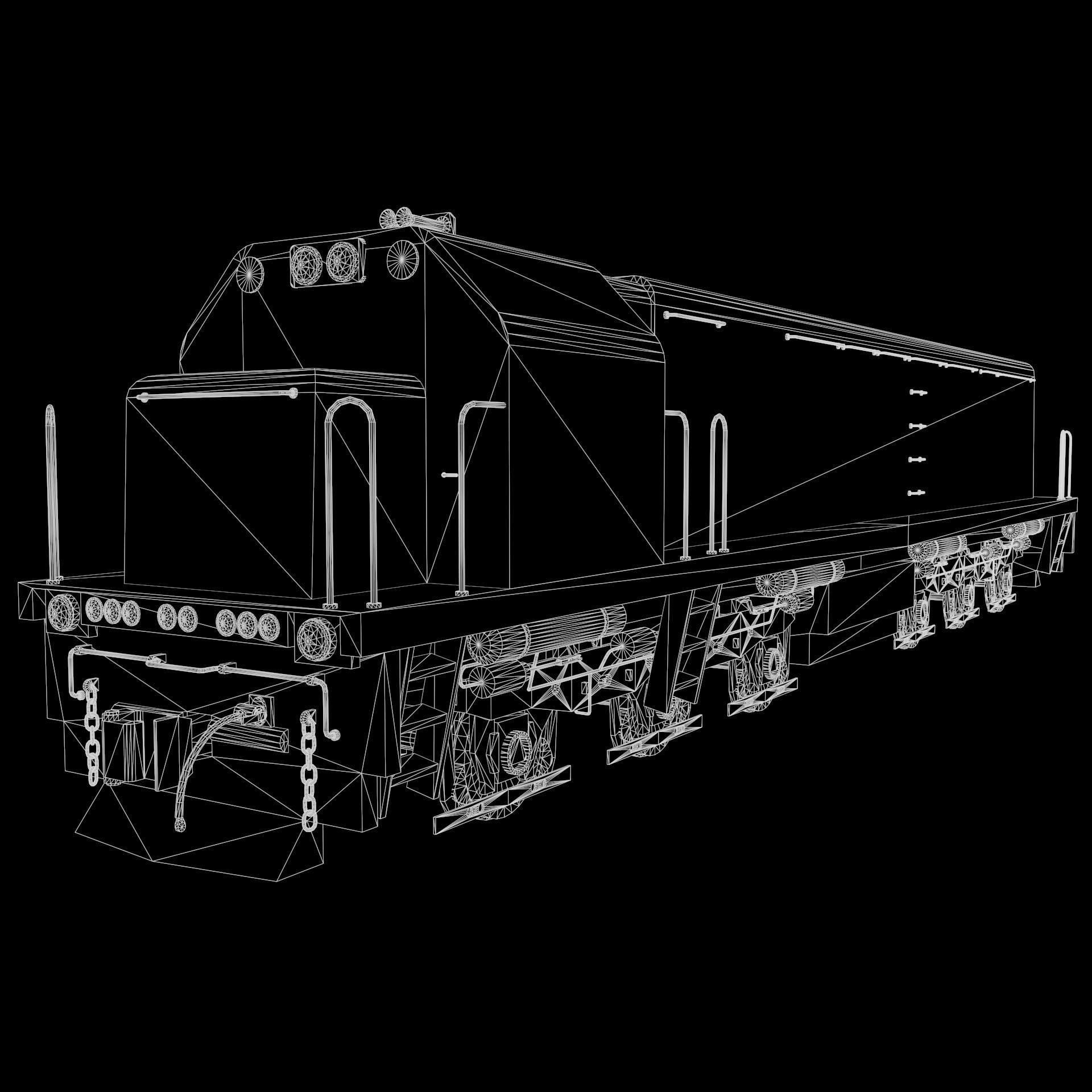 CC 201 Locomotive Low-poly 3D model_7