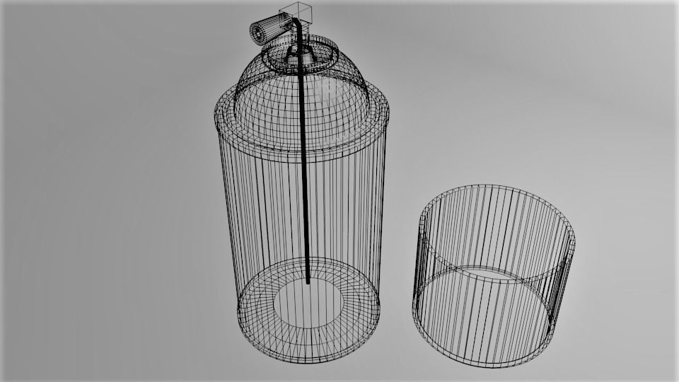 Bottle Sprayer 1 3D model_4