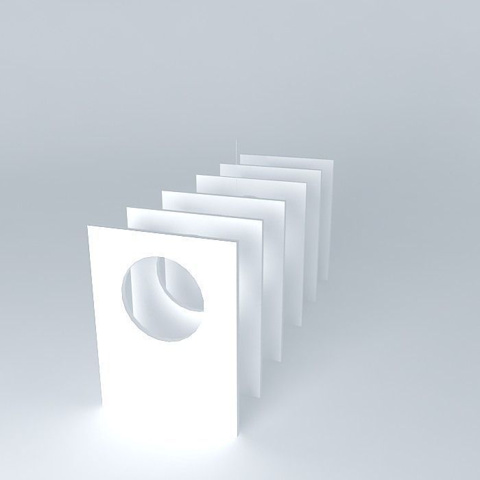 Sphere lamp installation Free 3D model_1