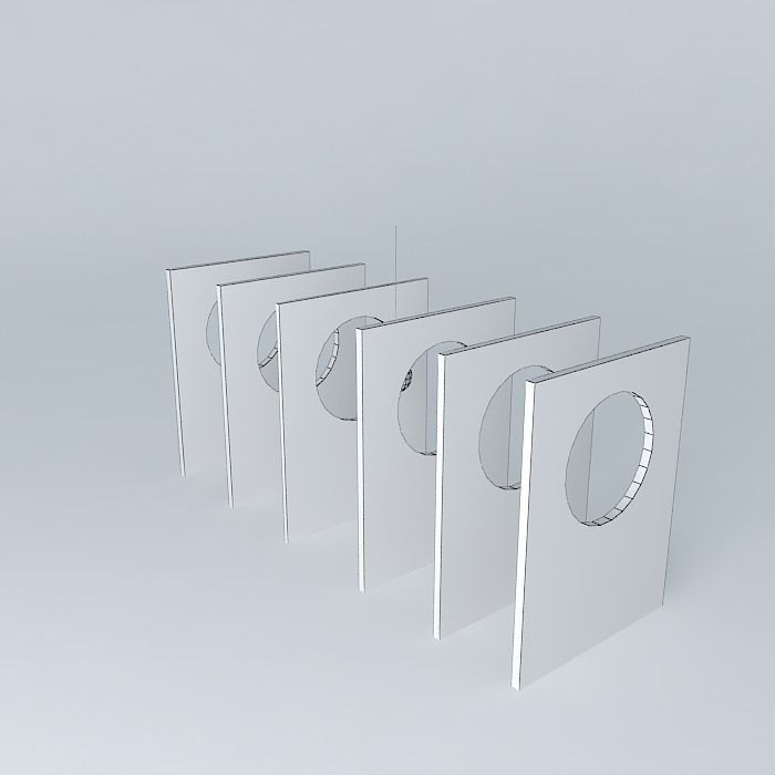 Sphere lamp installation Free 3D model_4