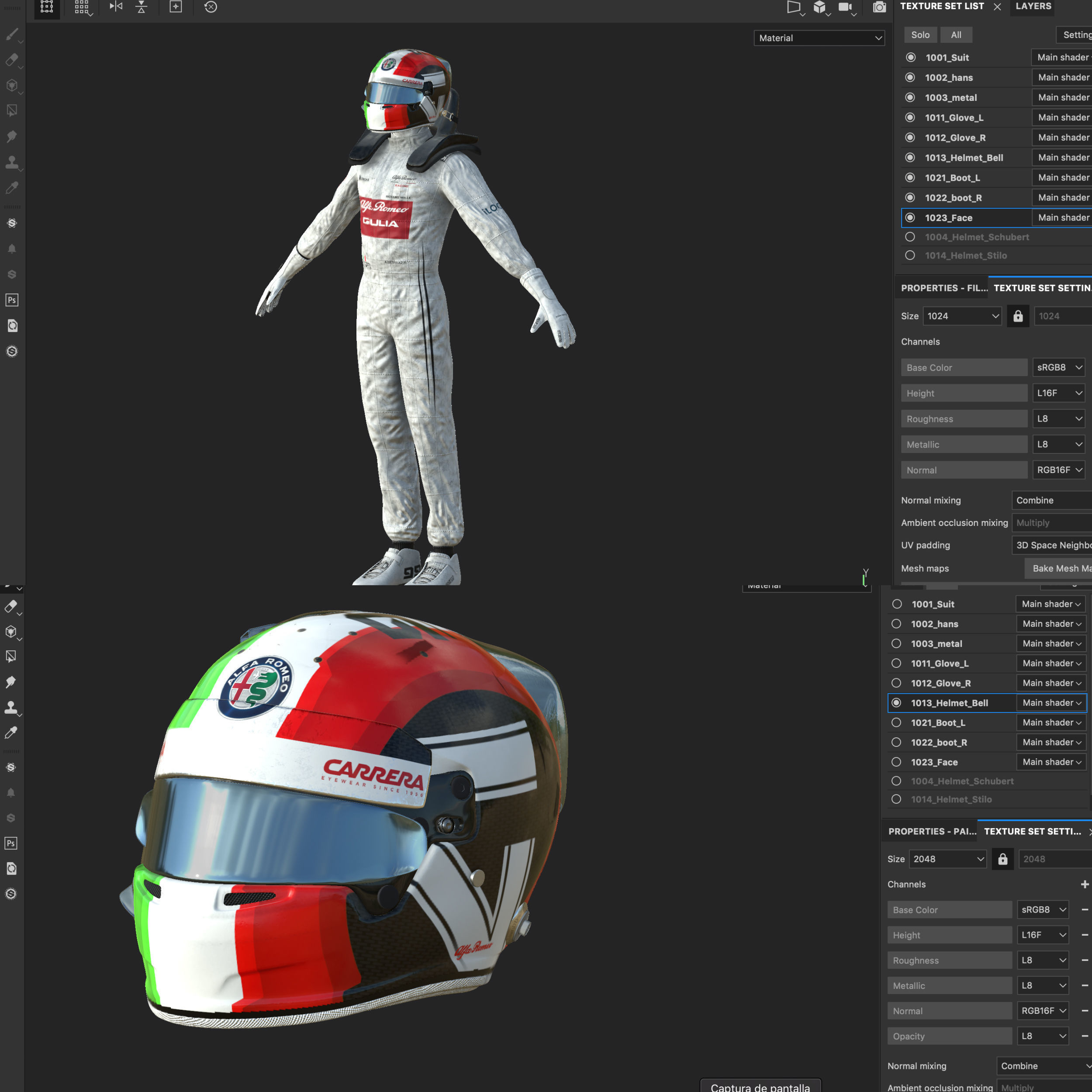 Antonio Giovinazzi 2019 Low-poly 3D model_14