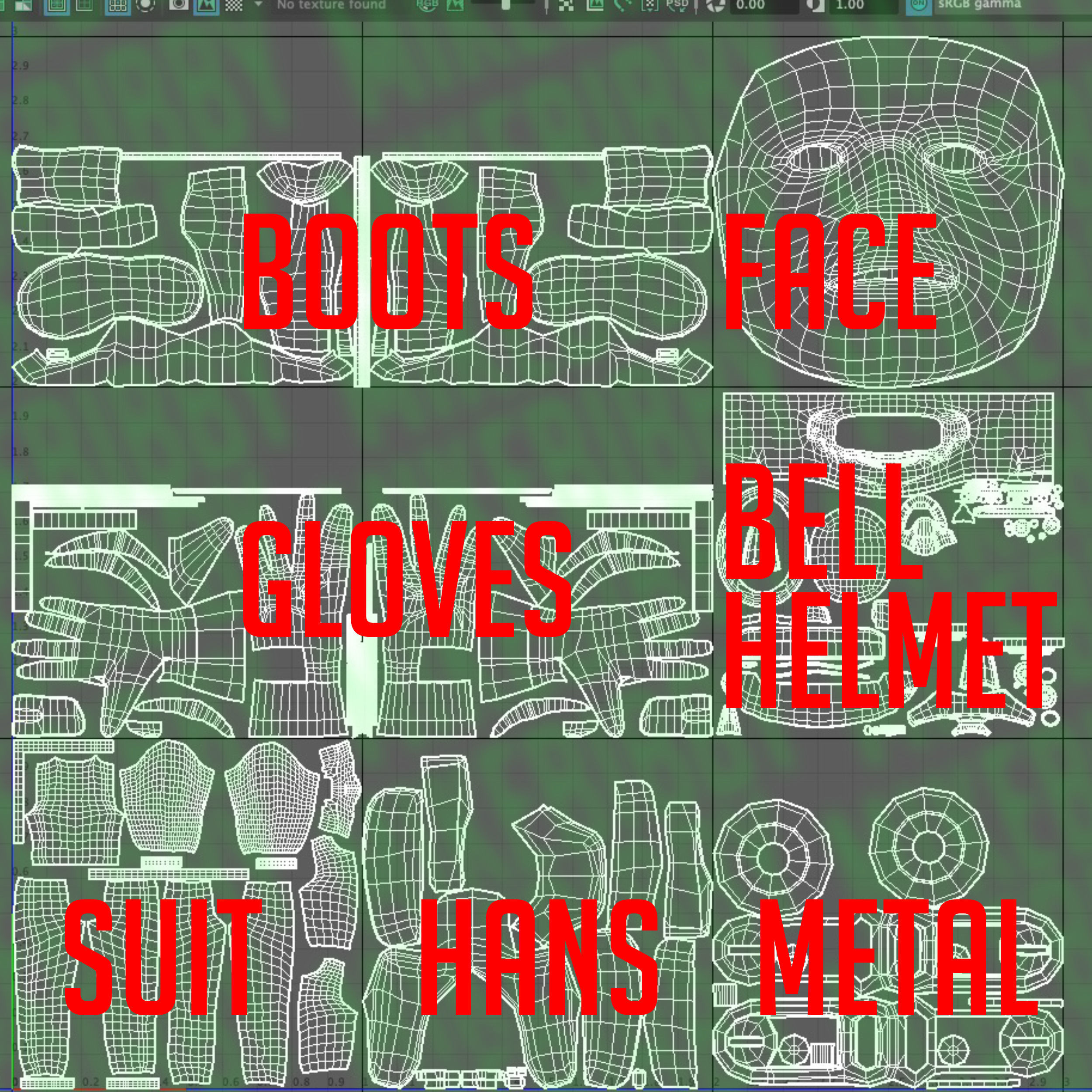 Antonio Giovinazzi 2019 Low-poly 3D model_12