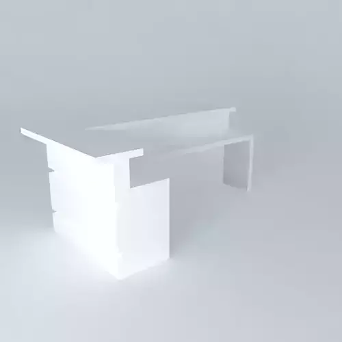 L shape receptionist table