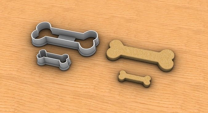Bone Cookie Cutter 3D print model