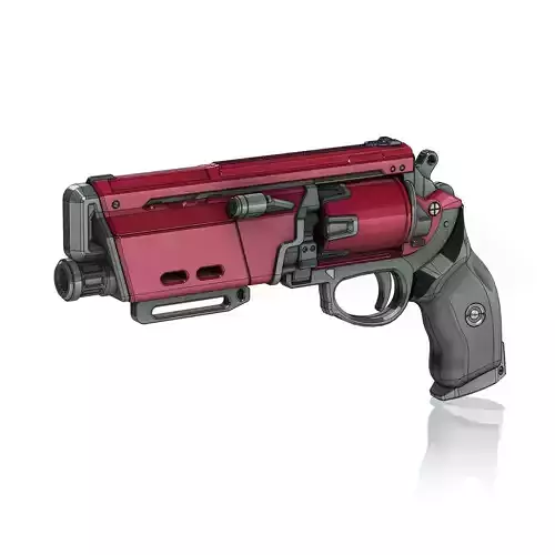 Duke Mk44 Legendary Hand Cannon 3D print model