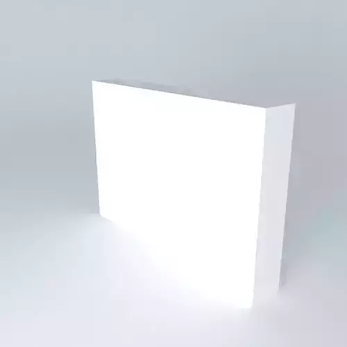 White lightbox walls