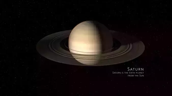 Saturn 3d max corona rander model 3D model 3D model