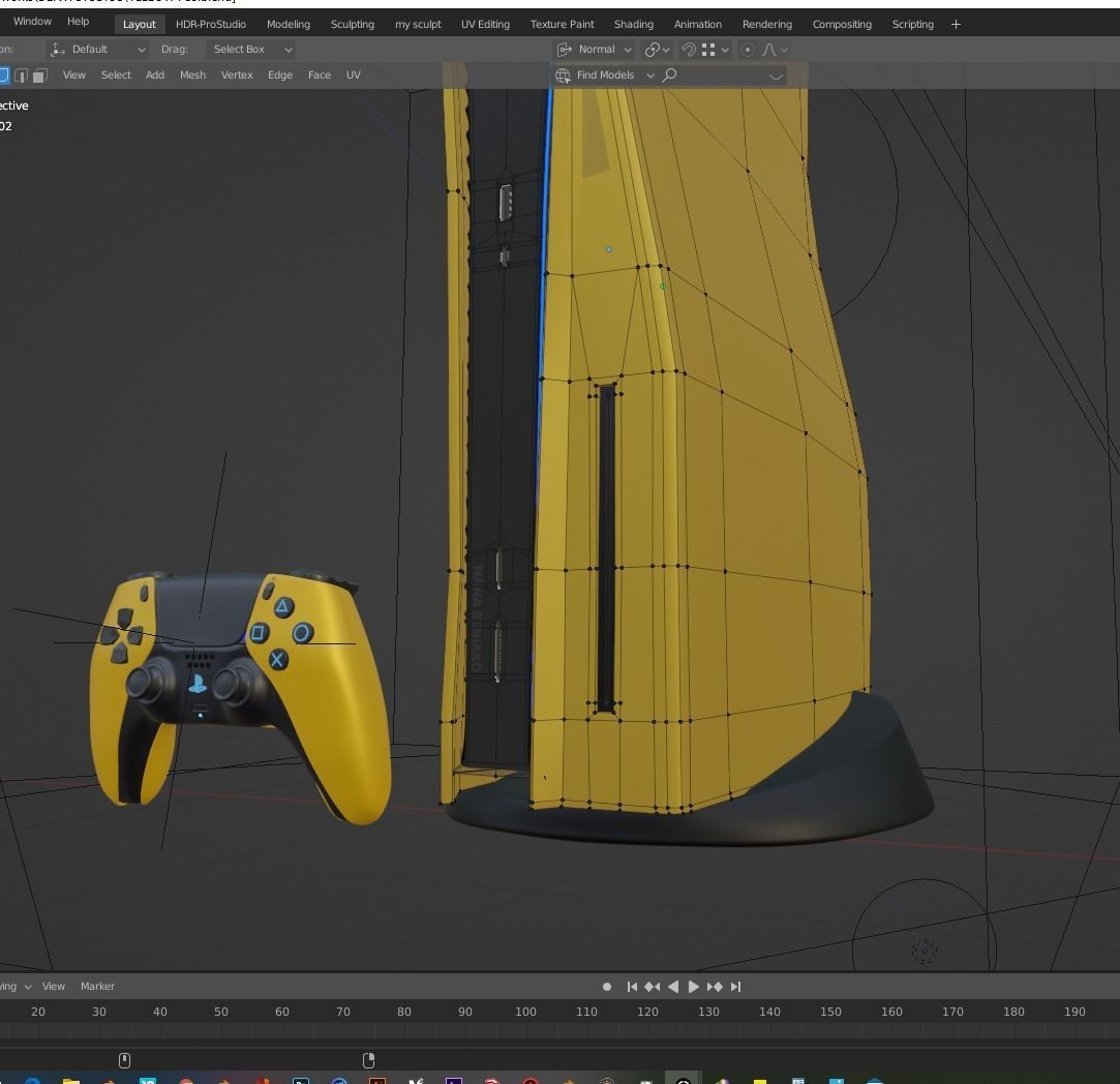 SONY PLAYSTATION 5 HQ 3D model_9