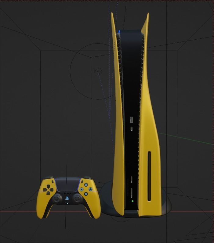 SONY PLAYSTATION 5 HQ 3D model_8
