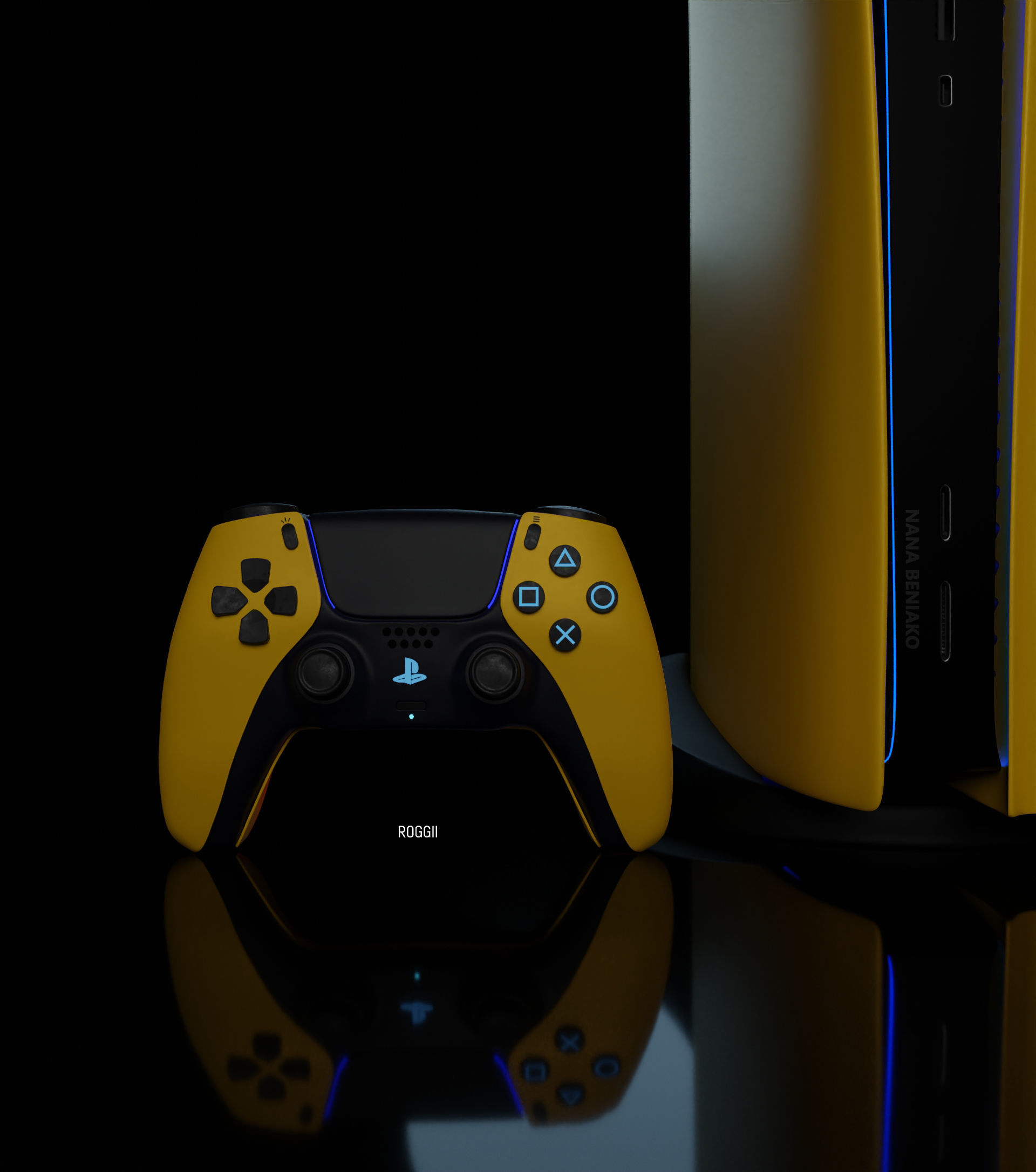 SONY PLAYSTATION 5 HQ 3D model_11