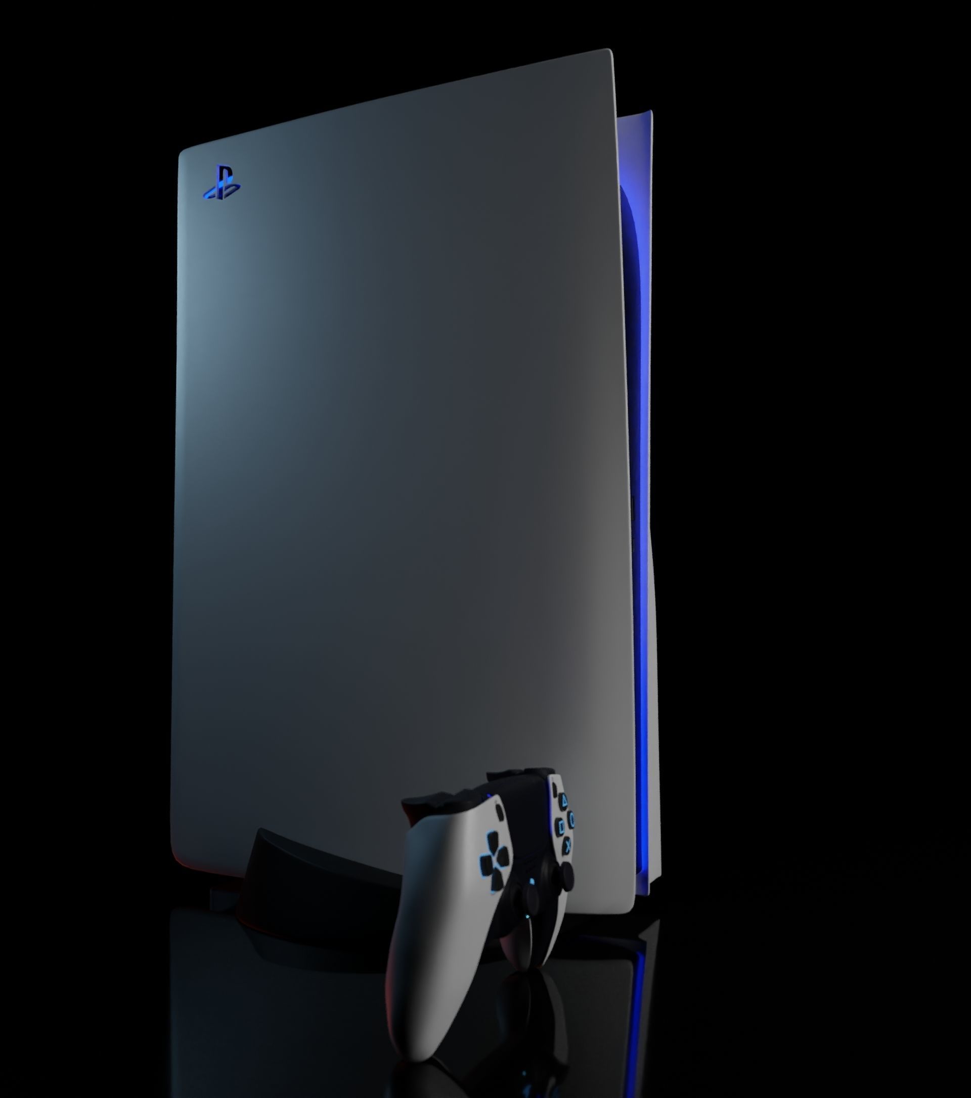 SONY PLAYSTATION 5 HQ 3D model_7