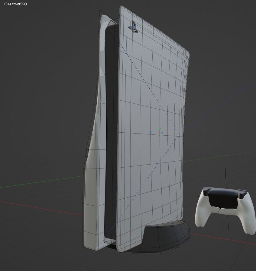 SONY PLAYSTATION 5 HQ 3D model_2
