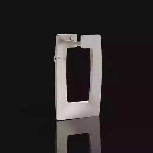 Women Earrings style  geometry 3dm stl 3D print model 3D print model