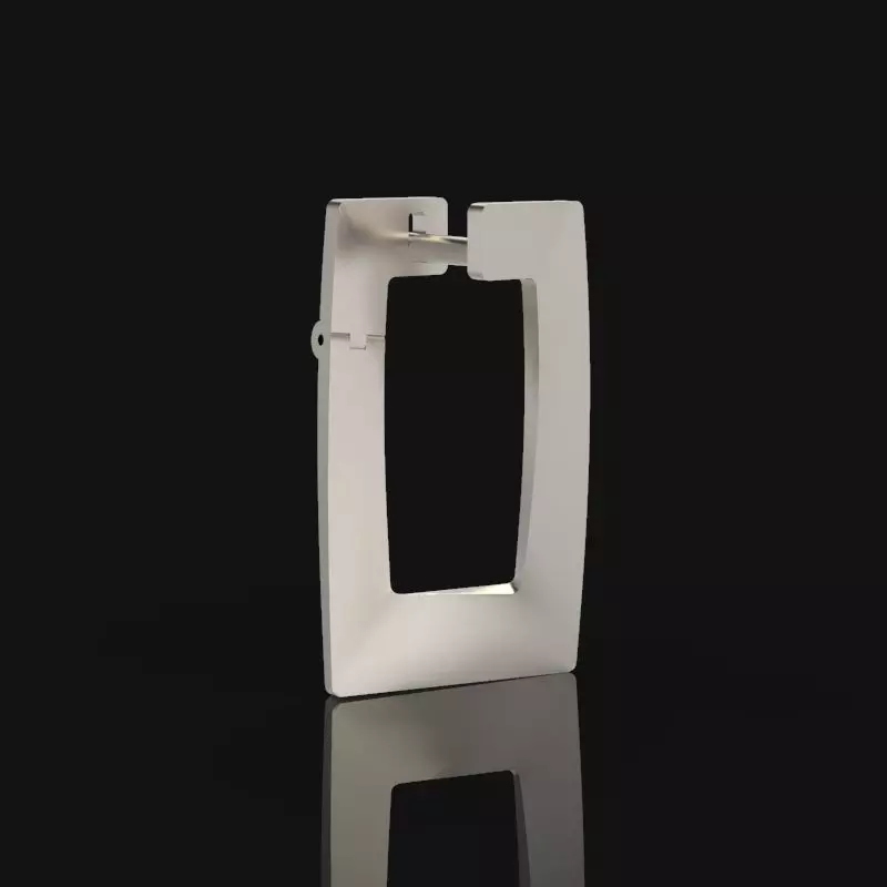 Women Earrings style  geometry 3dm stl 3D print model 3D print model_0