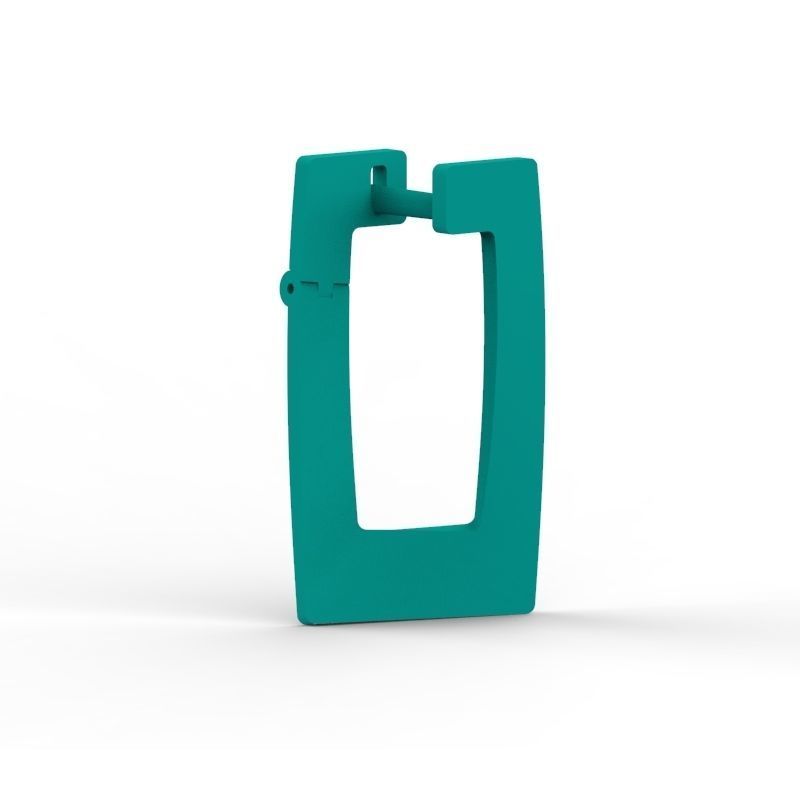 Women Earrings style  geometry 3dm stl 3D print model 3D print model_24