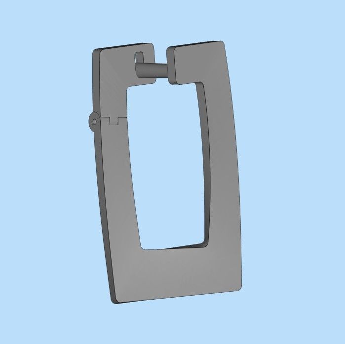 Women Earrings style  geometry 3dm stl 3D print model 3D print model_33