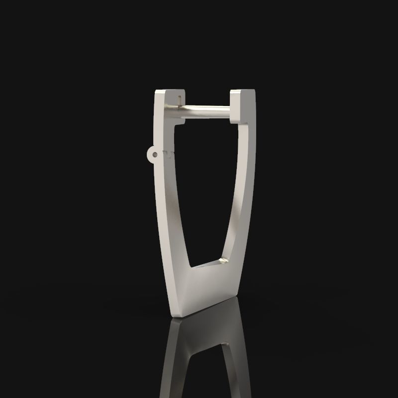 Women Earrings style  geometry 3dm stl 3D print model 3D print model_3