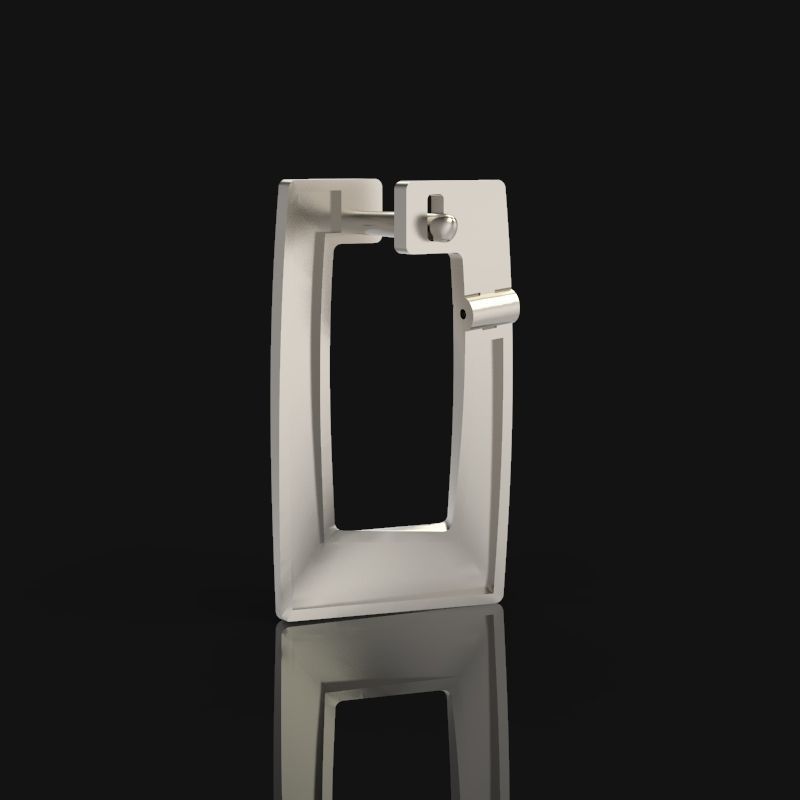 Women Earrings style  geometry 3dm stl 3D print model 3D print model_6