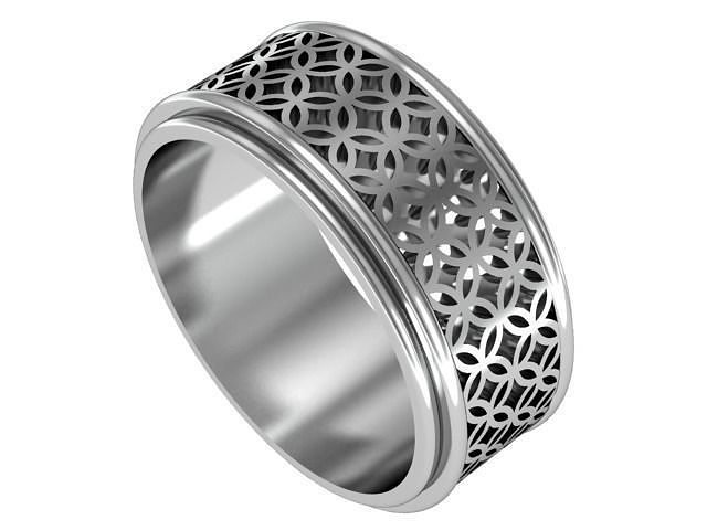 geometric classic ring 3D print model